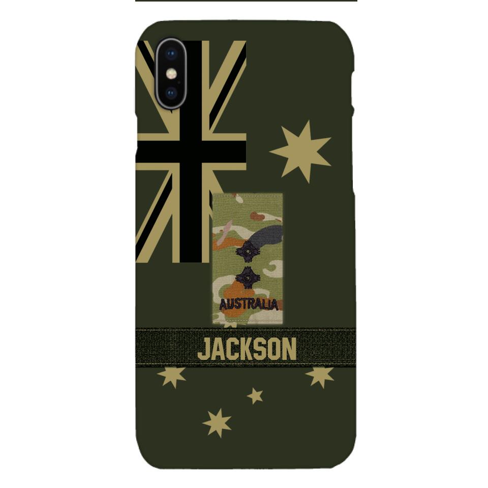 DH Personalized Australian Soldier Phone Case Printed DT084