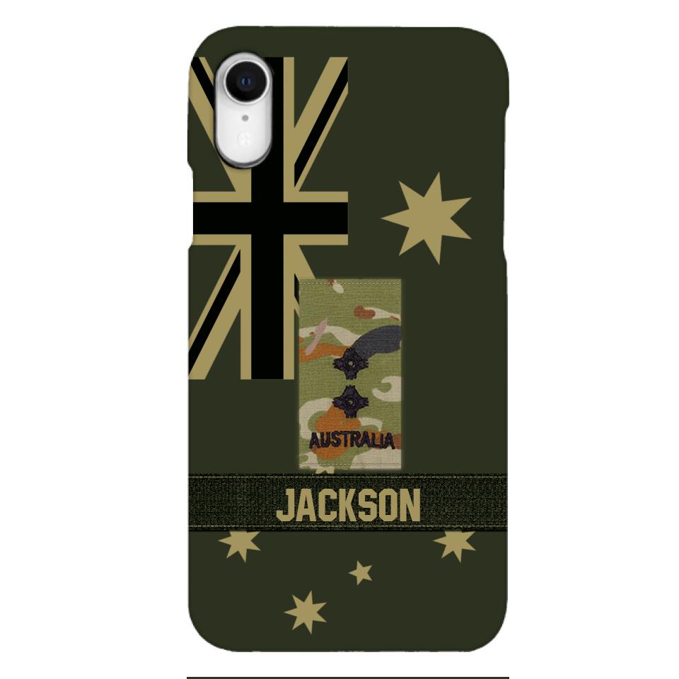 DH Personalized Australian Soldier Phone Case Printed DT084