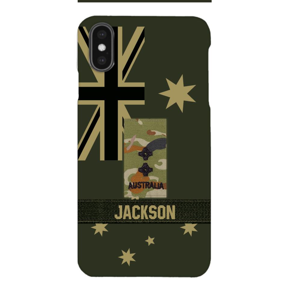 DH Personalized Australian Soldier Phone Case Printed DT084