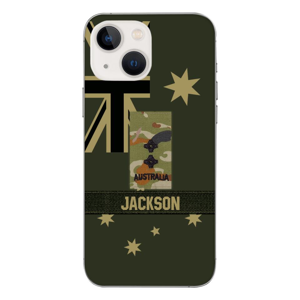 DH Personalized Australian Soldier Phone Case Printed DT084
