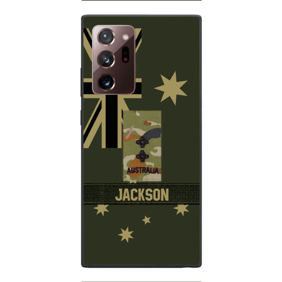 DH Personalized Australian Soldier Phone Case Printed DT084