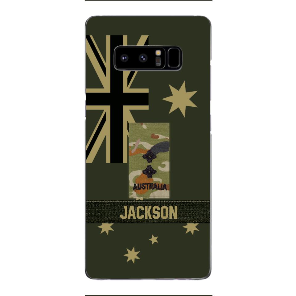 DH Personalized Australian Soldier Phone Case Printed DT084
