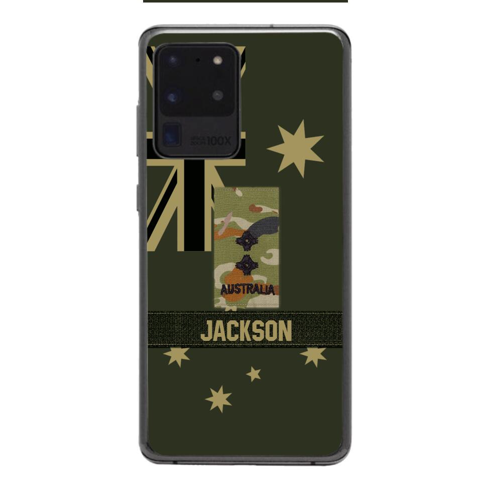 DH Personalized Australian Soldier Phone Case Printed DT084