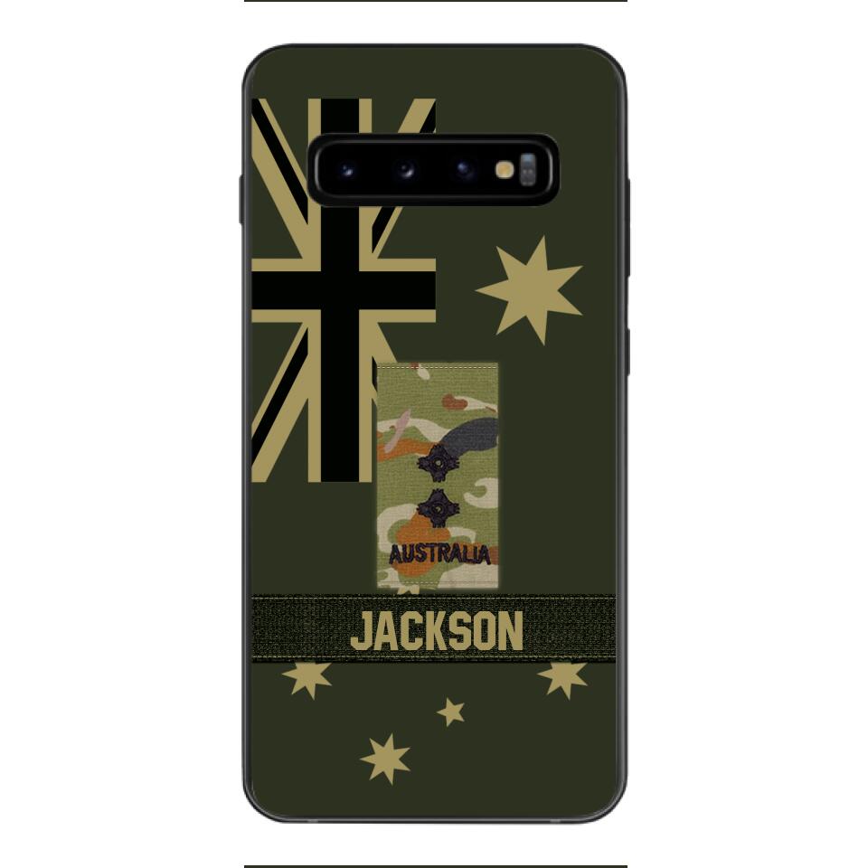 DH Personalized Australian Soldier Phone Case Printed DT084