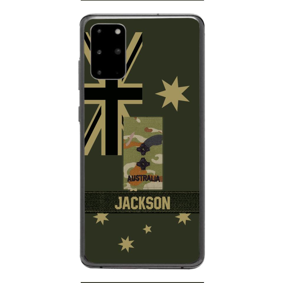 DH Personalized Australian Soldier Phone Case Printed DT084