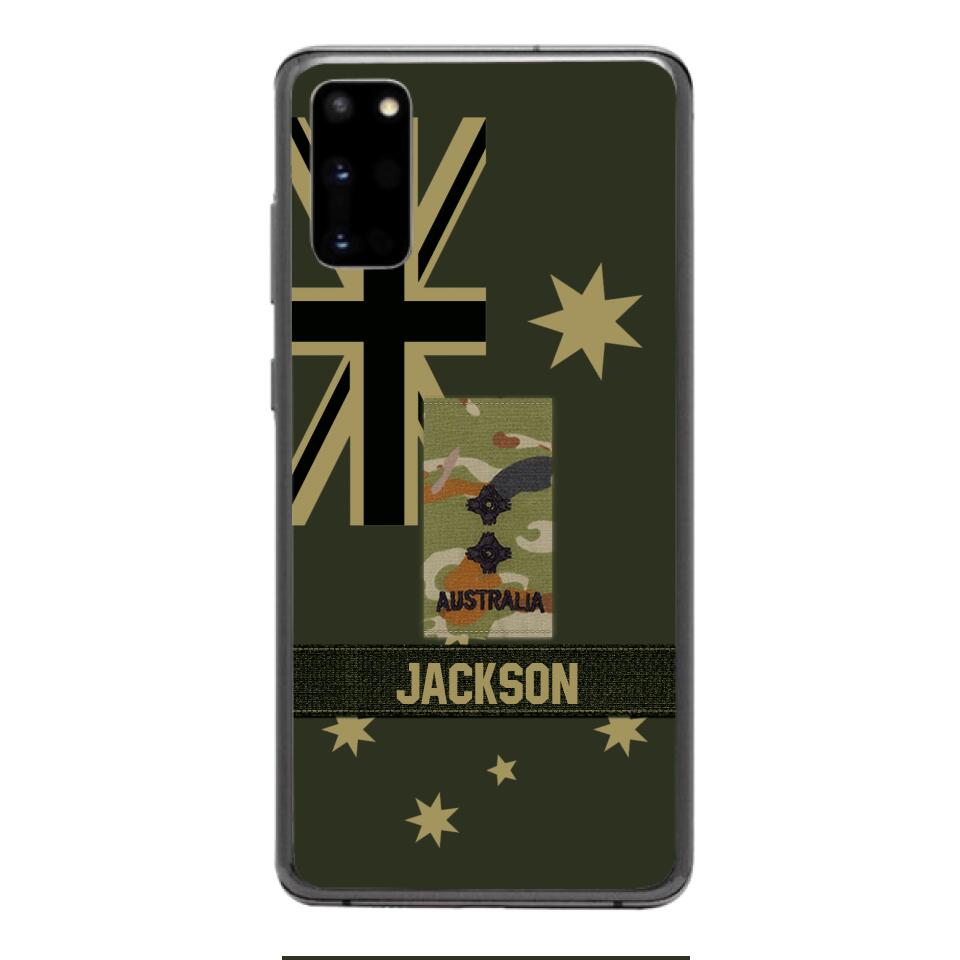 DH Personalized Australian Soldier Phone Case Printed DT084