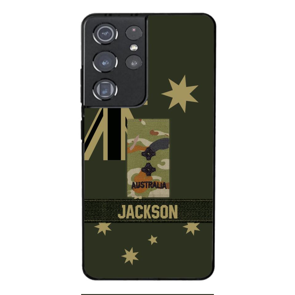 DH Personalized Australian Soldier Phone Case Printed DT084