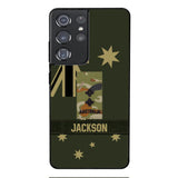 DH Personalized Australian Soldier Phone Case Printed DT084