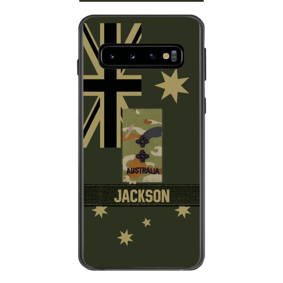 DH Personalized Australian Soldier Phone Case Printed DT084