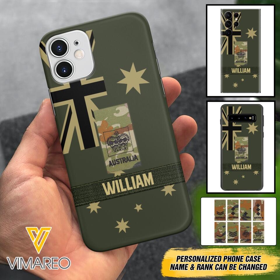 DH Personalized Australian Soldier Phone Case Printed DT084