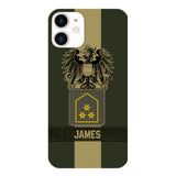 DH Personalized Austrian Soldier Phone Case Printed DT084