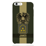 DH Personalized Austrian Soldier Phone Case Printed DT084