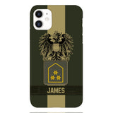 DH Personalized Austrian Soldier Phone Case Printed DT084