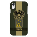 DH Personalized Austrian Soldier Phone Case Printed DT084
