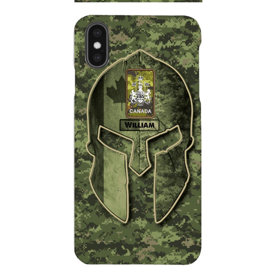 DH Personalized Canadian Soldier Phone Case Printed QH084