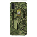 DH Personalized Canadian Soldier Phone Case Printed QH084