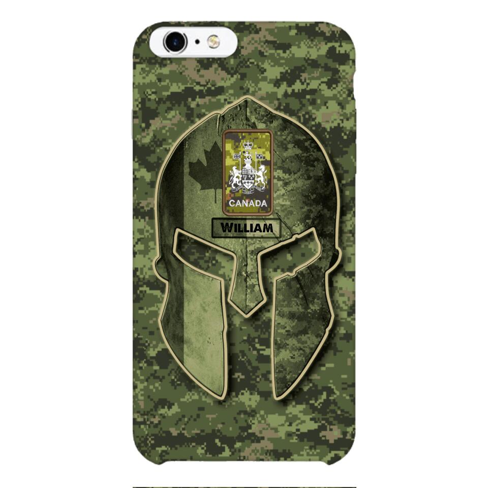 DH Personalized Canadian Soldier Phone Case Printed QH084