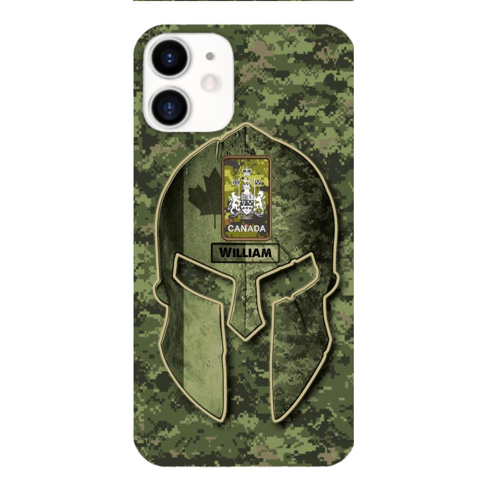 DH Personalized Canadian Soldier Phone Case Printed QH084