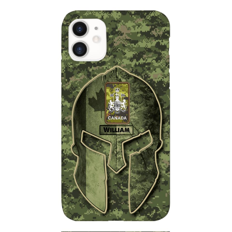 DH Personalized Canadian Soldier Phone Case Printed QH084