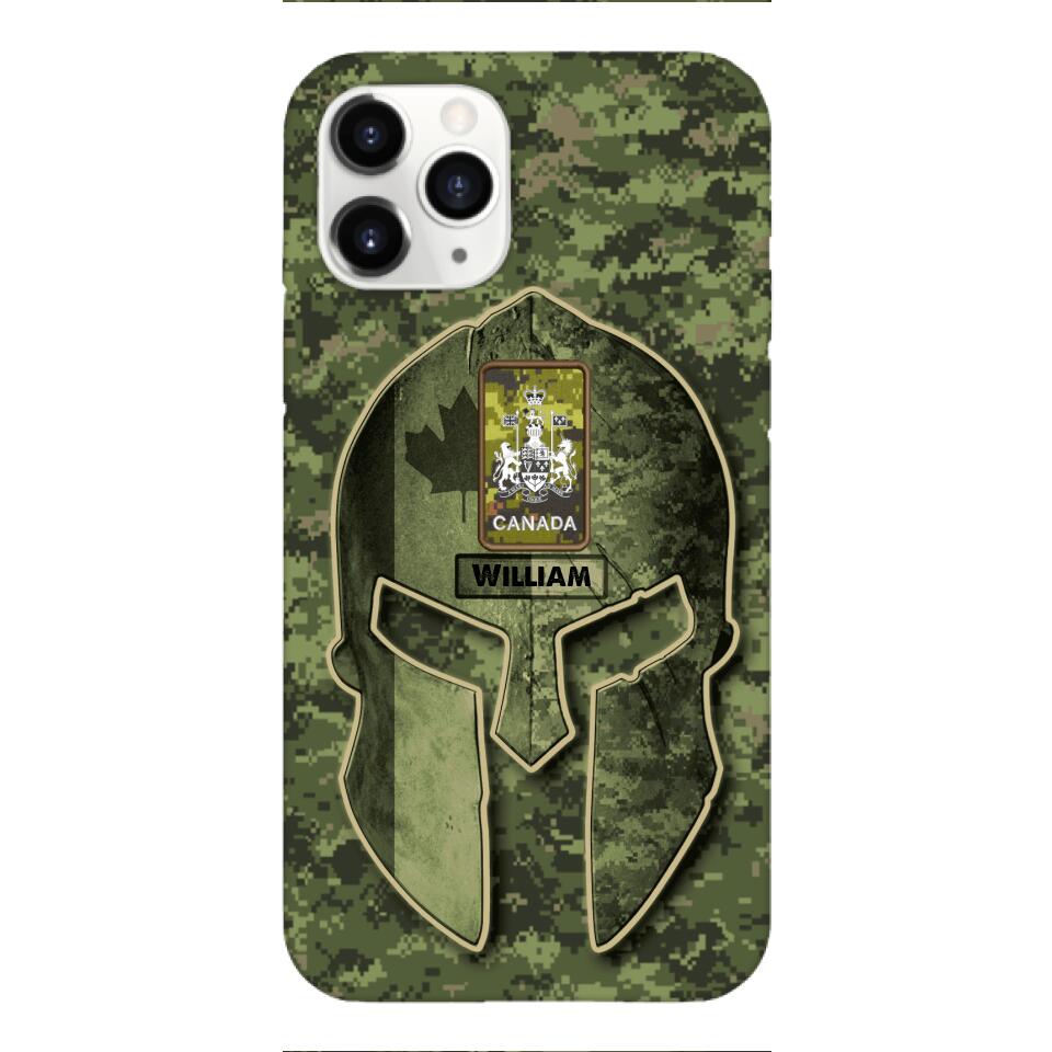 DH Personalized Canadian Soldier Phone Case Printed QH084
