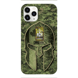 DH Personalized Canadian Soldier Phone Case Printed QH084