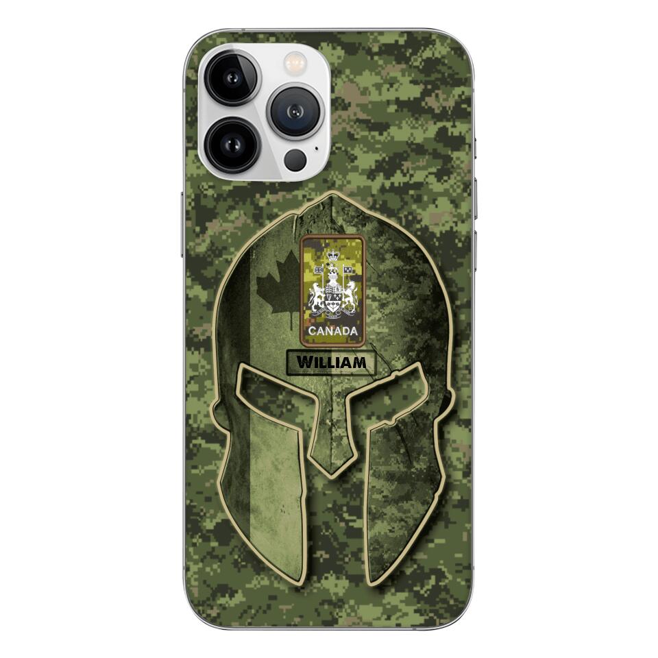 DH Personalized Canadian Soldier Phone Case Printed QH084