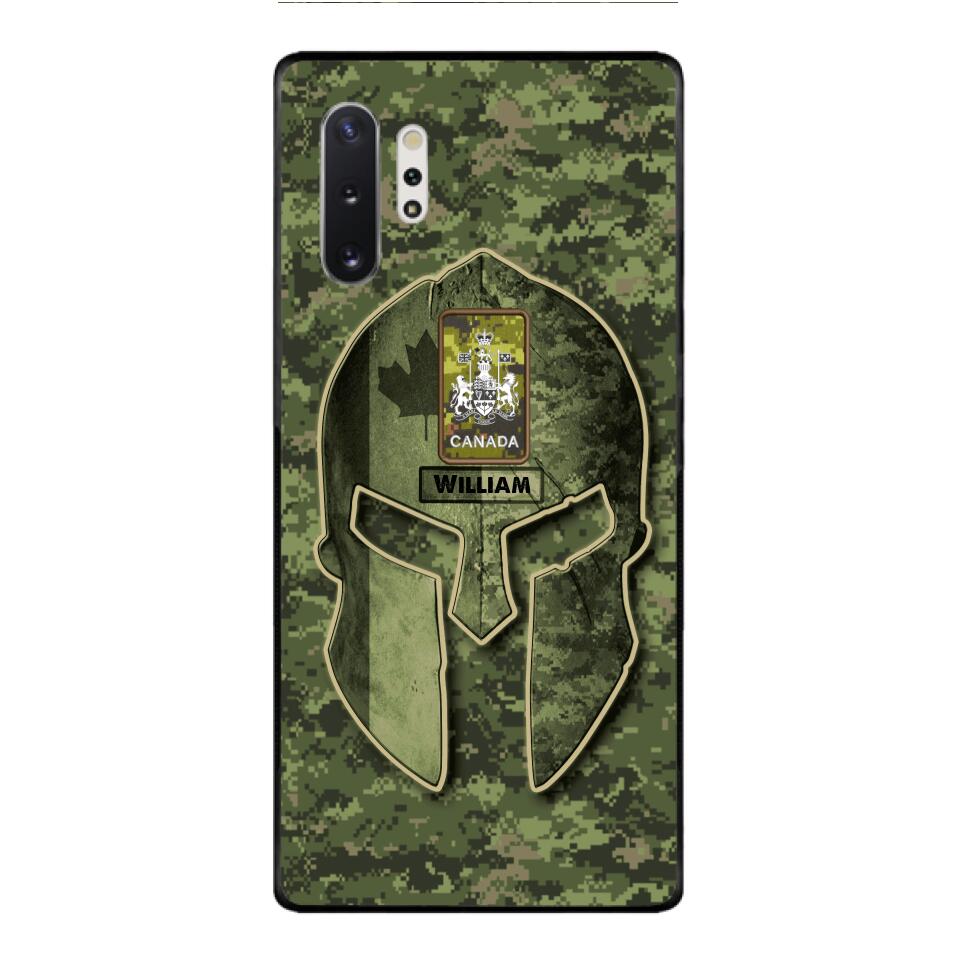 DH Personalized Canadian Soldier Phone Case Printed QH084