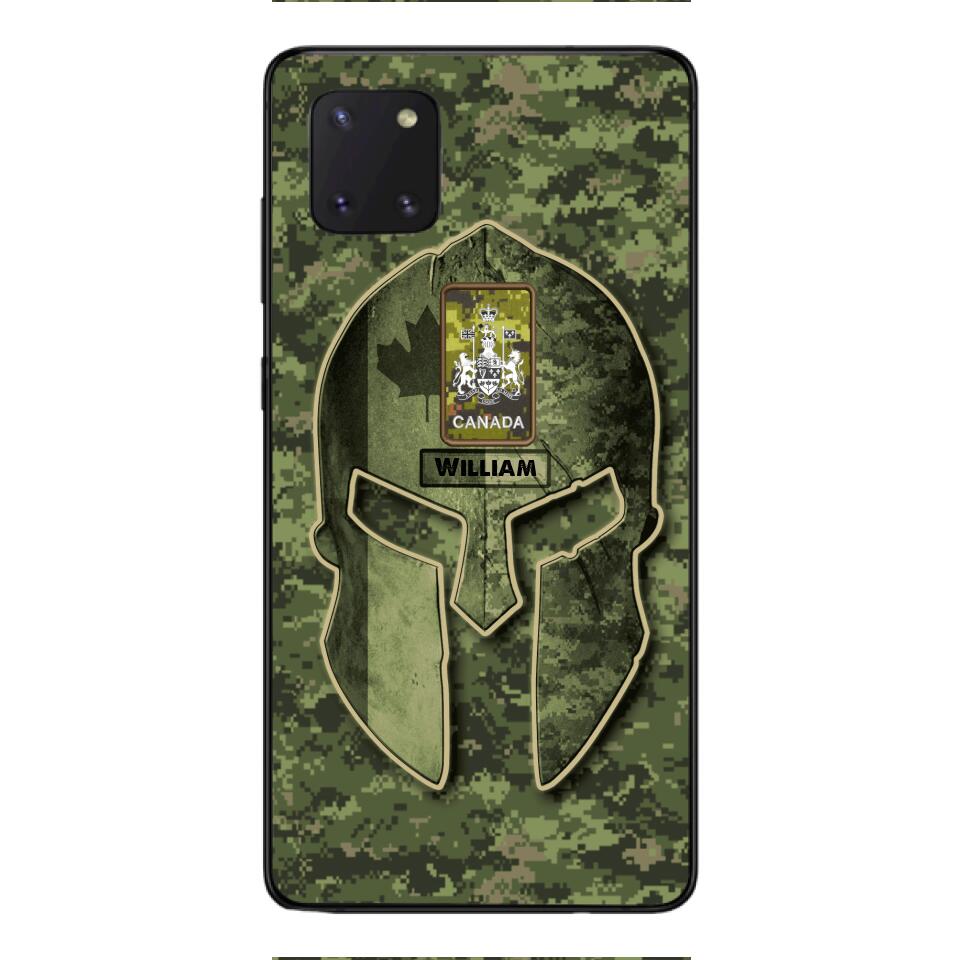 DH Personalized Canadian Soldier Phone Case Printed QH084