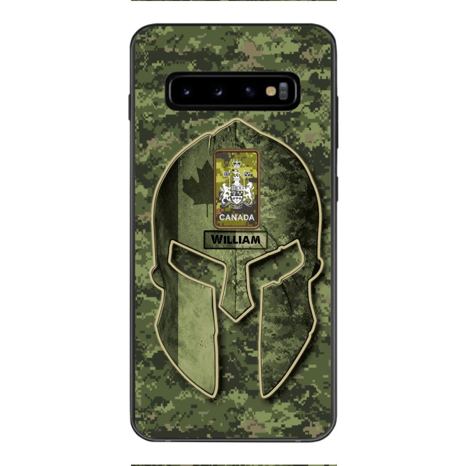 DH Personalized Canadian Soldier Phone Case Printed QH084