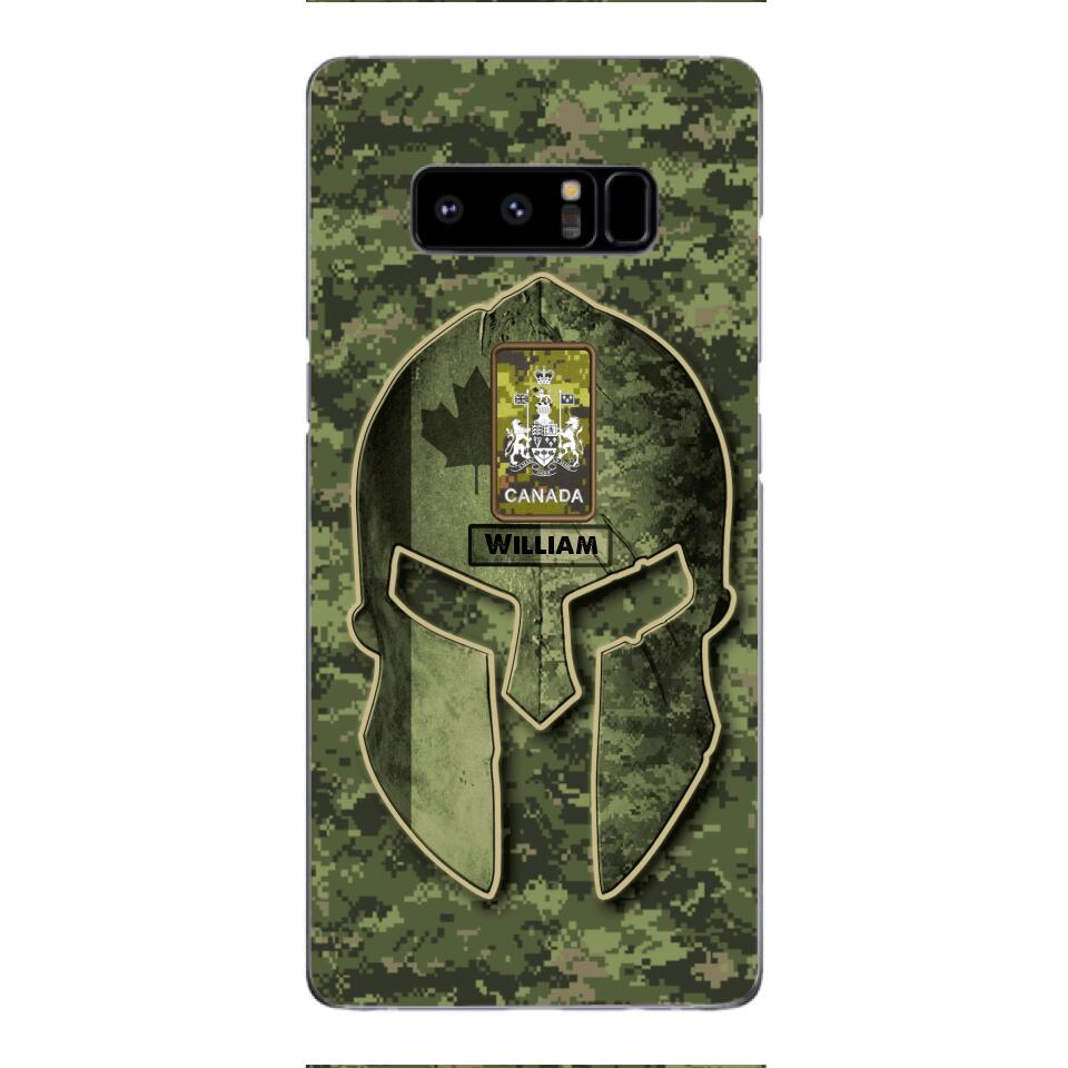 DH Personalized Canadian Soldier Phone Case Printed QH084