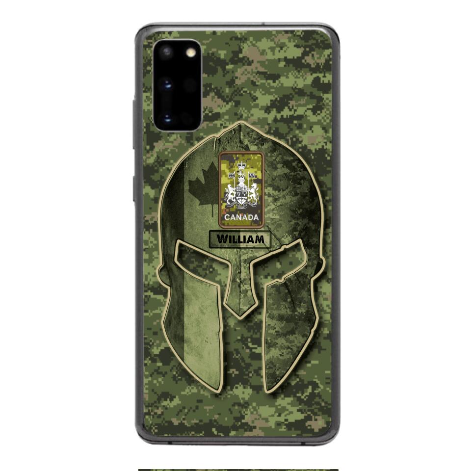 DH Personalized Canadian Soldier Phone Case Printed QH084
