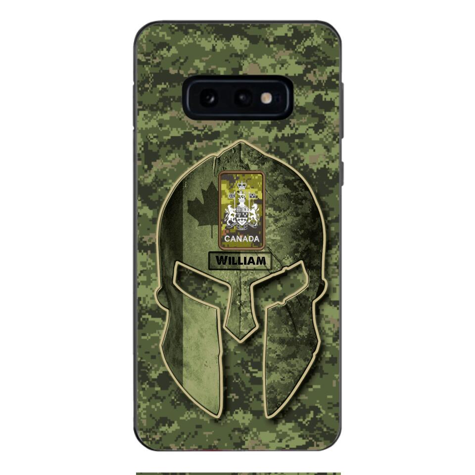DH Personalized Canadian Soldier Phone Case Printed QH084