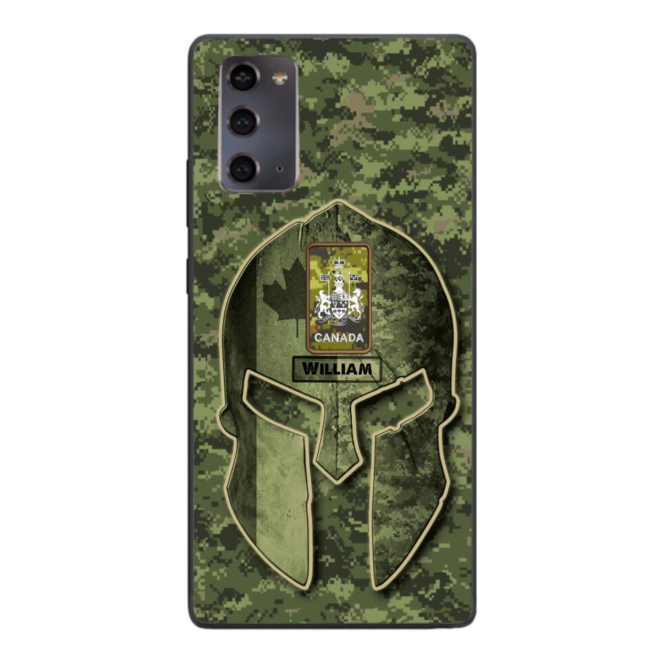 DH Personalized Canadian Soldier Phone Case Printed QH084