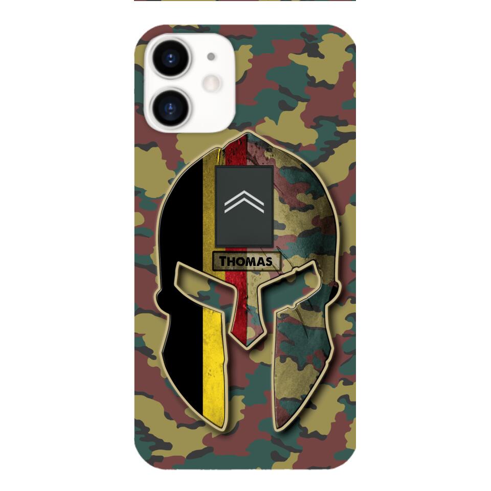 DH Personalized Belgium Soldier Phone Case Printed QH084