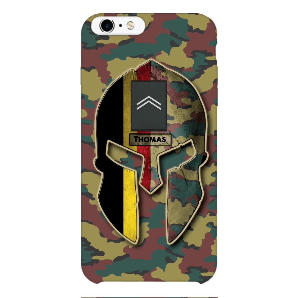DH Personalized Belgium Soldier Phone Case Printed QH084
