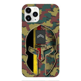 DH Personalized Belgium Soldier Phone Case Printed QH084