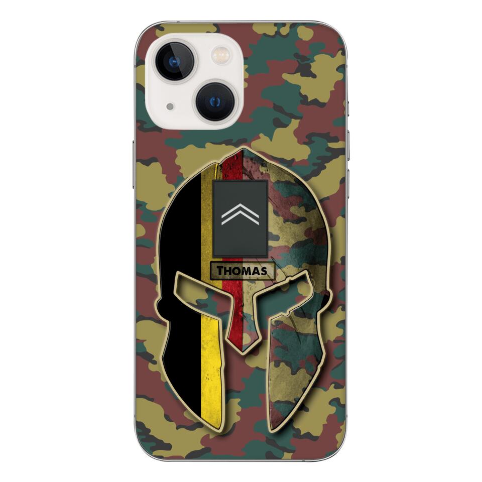 DH Personalized Belgium Soldier Phone Case Printed QH084
