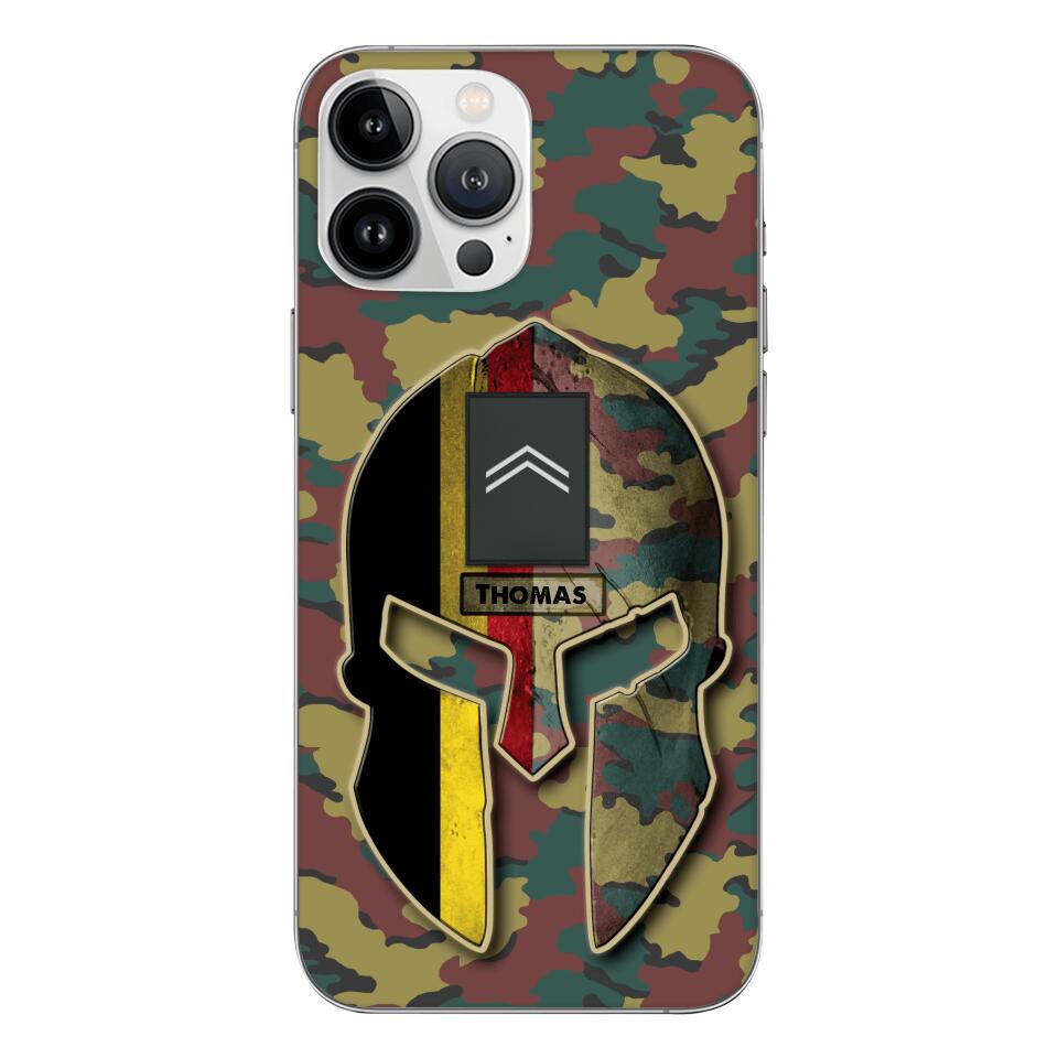 DH Personalized Belgium Soldier Phone Case Printed QH084