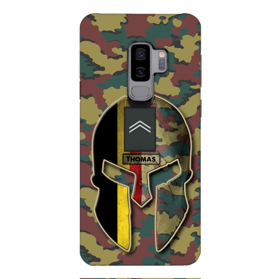 DH Personalized Belgium Soldier Phone Case Printed QH084