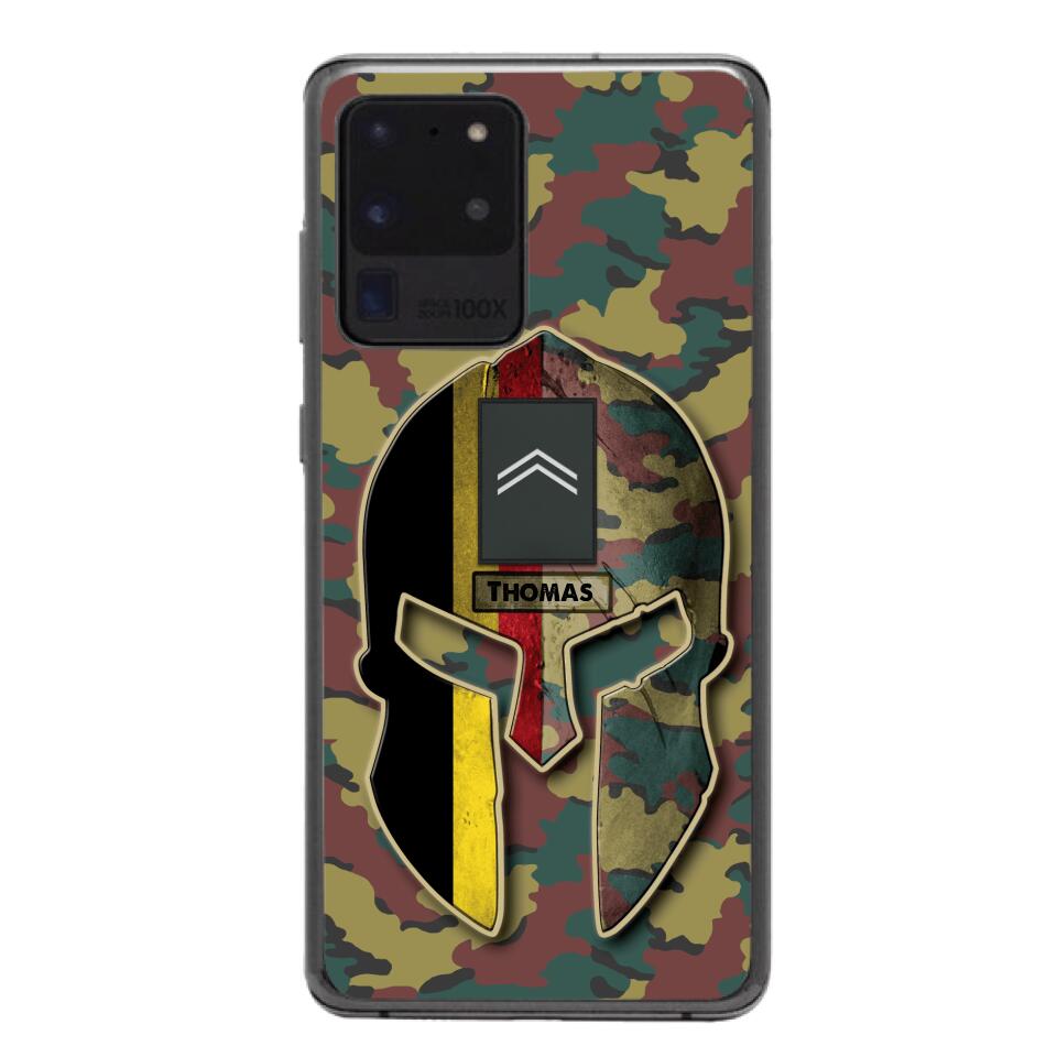DH Personalized Belgium Soldier Phone Case Printed QH084