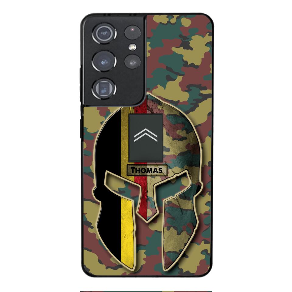 DH Personalized Belgium Soldier Phone Case Printed QH084