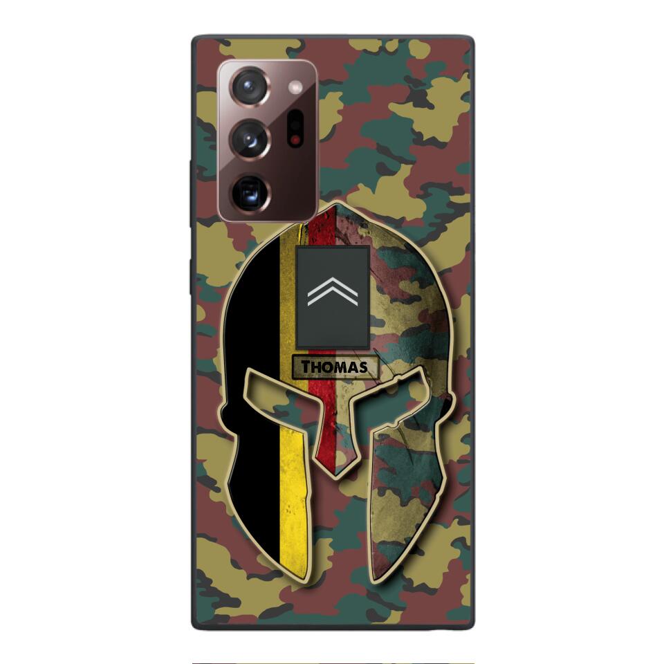 DH Personalized Belgium Soldier Phone Case Printed QH084