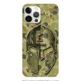 DH Personalized Australian Soldier Phone Case Printed QH084