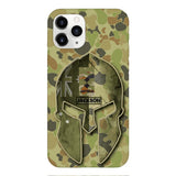 DH Personalized Australian Soldier Phone Case Printed QH084