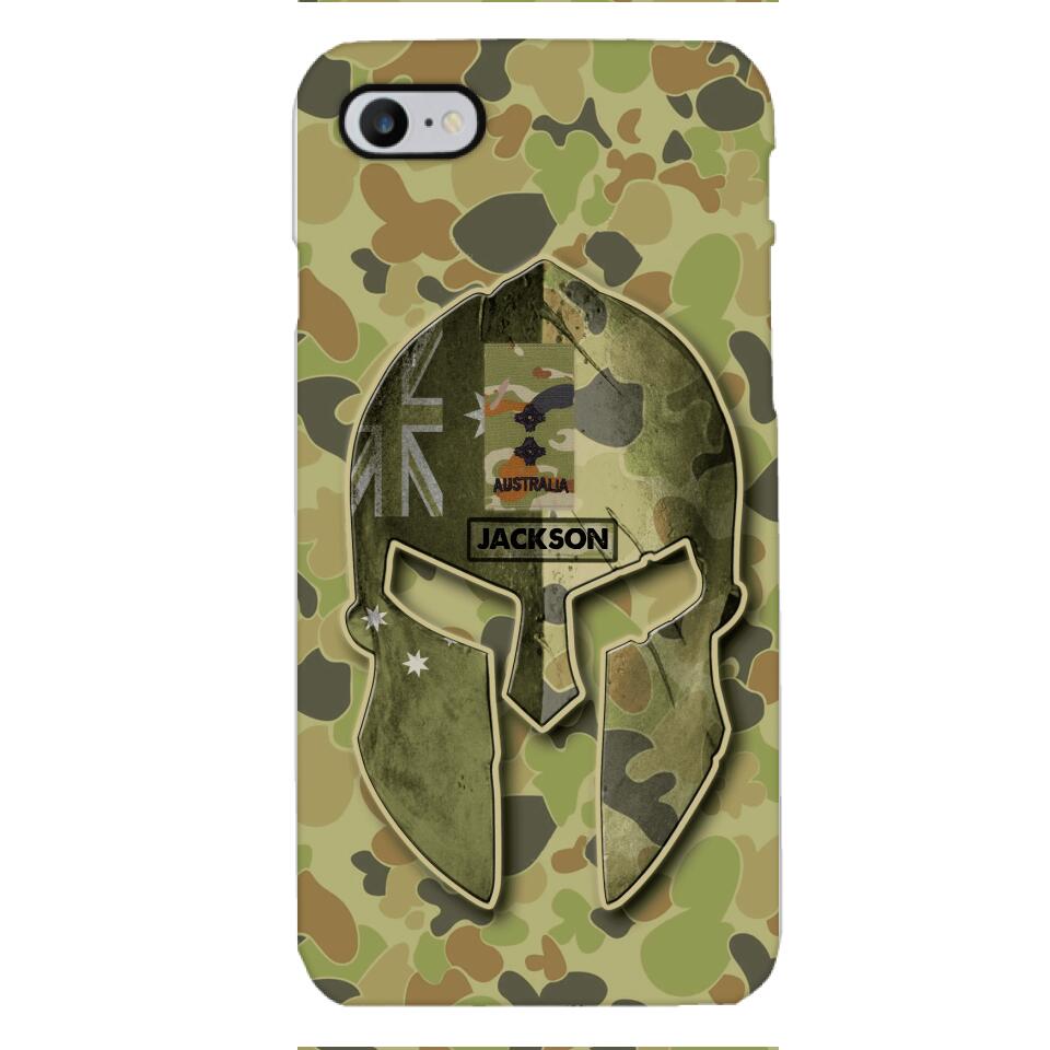 DH Personalized Australian Soldier Phone Case Printed QH084