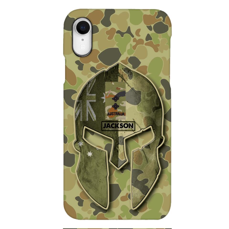 DH Personalized Australian Soldier Phone Case Printed QH084