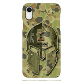 DH Personalized Australian Soldier Phone Case Printed QH084