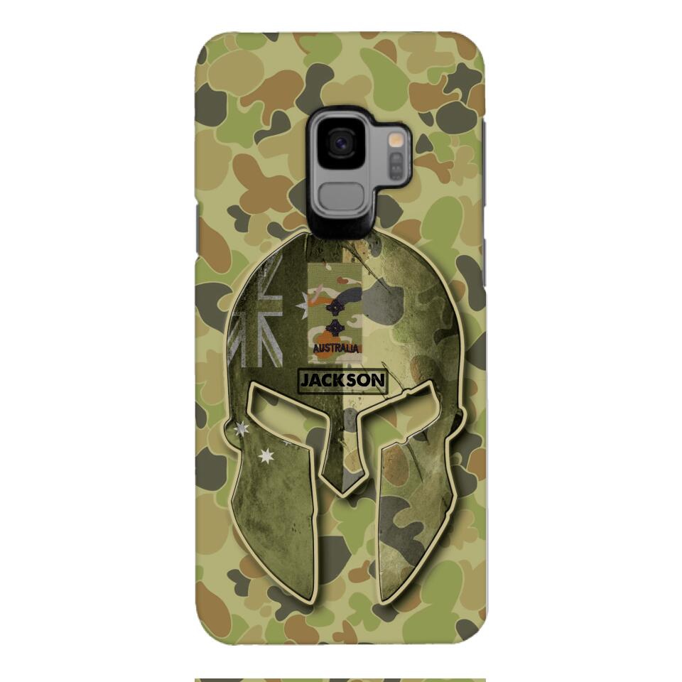 DH Personalized Australian Soldier Phone Case Printed QH084