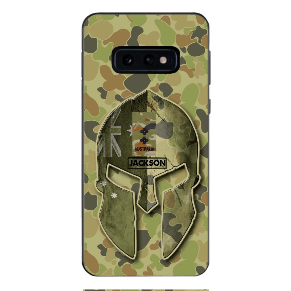 DH Personalized Australian Soldier Phone Case Printed QH084