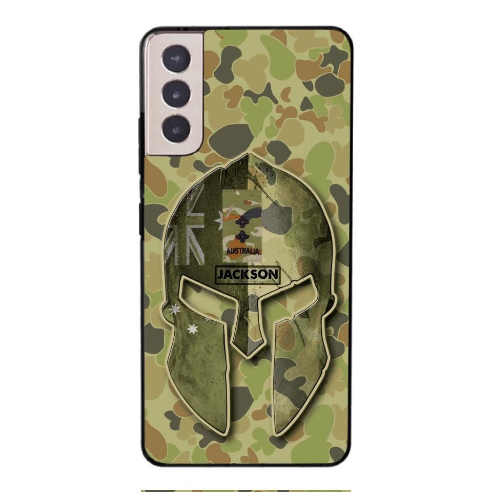 DH Personalized Australian Soldier Phone Case Printed QH084